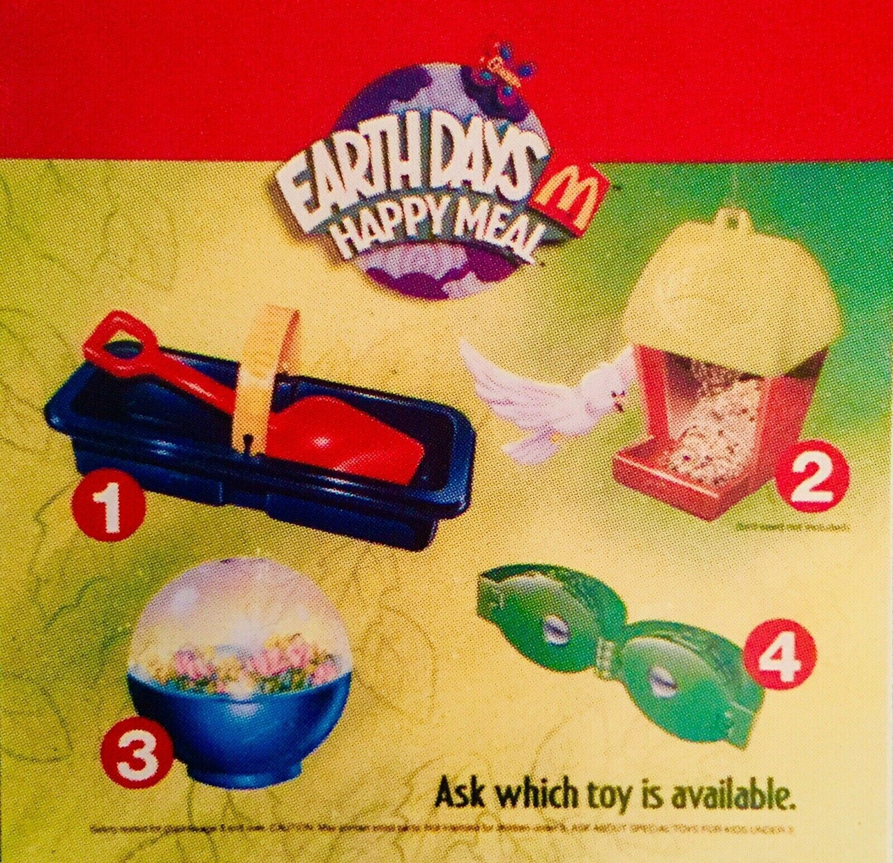 McDonald's Happy Meal Toy 1994 Earth Days