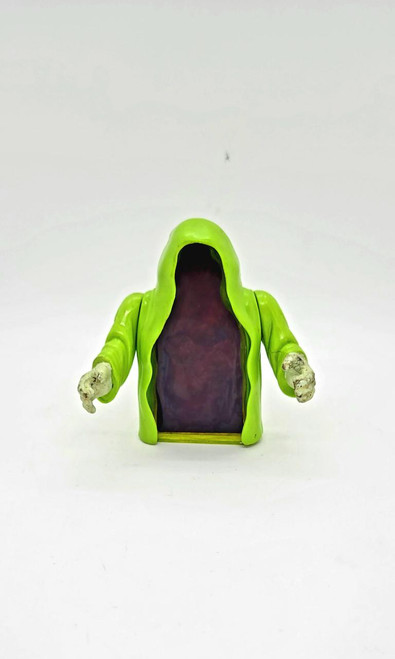 TONKA 1987 Super Naturals Spooks Action Figure, green zombie character with an open mouth, detailed hands, and a hooded cloak, on a plain white background.