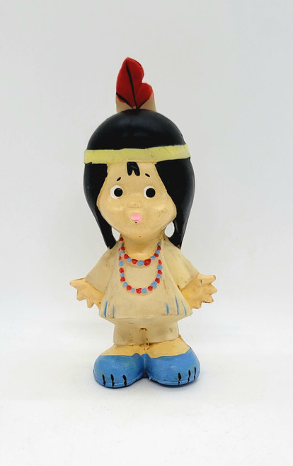 Vintage 6" Native American Girl Doll Made in Japan