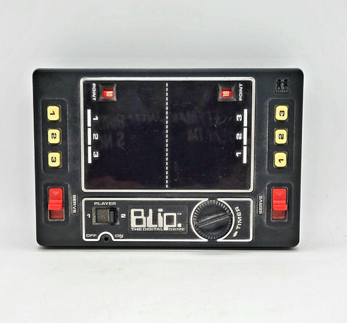Tomy Blip The Digital Game, tabletop electronic pong-style game with two players, score counters, and control buttons.