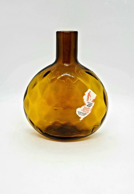 Clevenger Brothers Authentic Hand Made Glass Flask