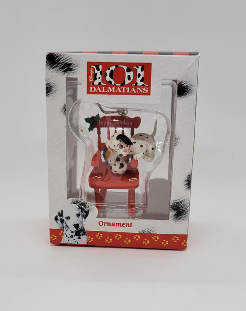 Disney's 101 Dalmatians On Rocking Chair Enesco Ornament