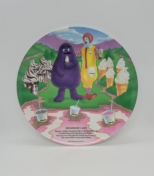 McDonald's 1989 The French Fry Garden Melamine Plate