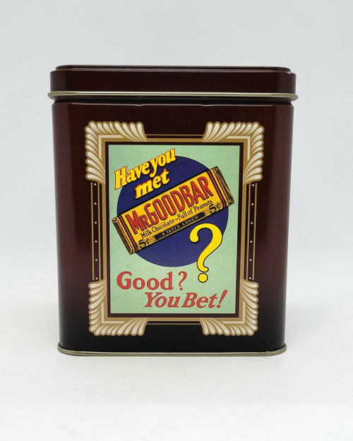Hershey's Millennium Series Canister #2 - Hershey's Tin, vintage collectible tin with colorful graphic design and playful text.
