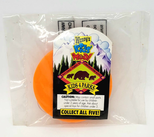 Wendy's Kids' Meal Toy 1993 Kids 4 Parks - Orange Magnifying Glass