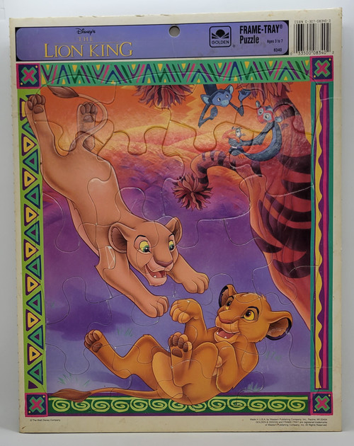 Golden Large Frame-Tray Puzzle 8340 Disney's The Lion King (B)