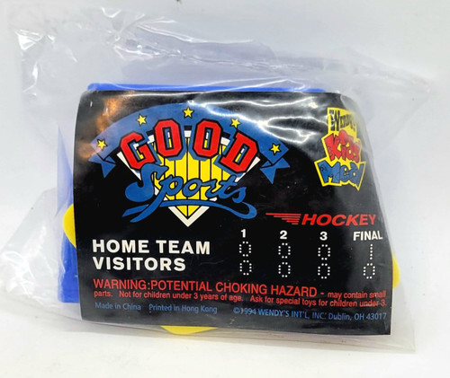 Wendy's Kids' Meal Toy 1994 Good Sports Hockey