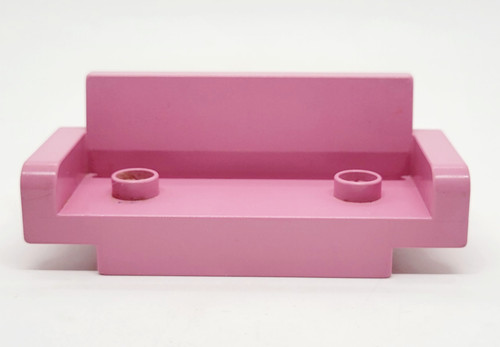 LEGO DUPLO Furniture Couch / Sofa 2 x 6 - Medium Dark Pink