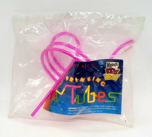 Wendy's Kids' Meal Toy 1993 Drinking Tubes - Purple