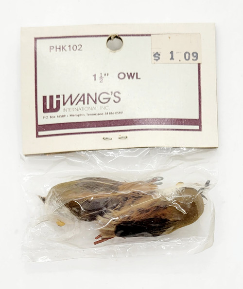 Wang's International 1.5" Great Horned Owl Pack of 2