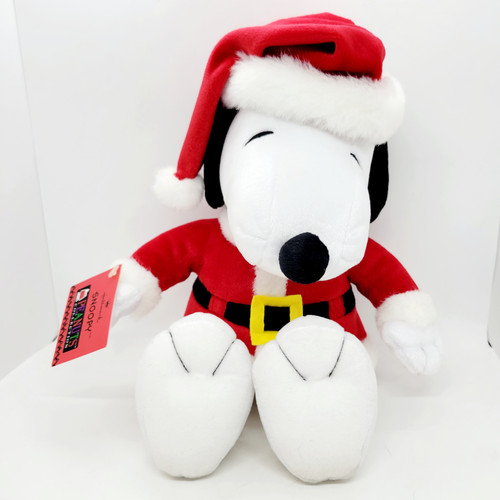 Hallmark Peanuts Collection Santa Snoopy 14" Plush