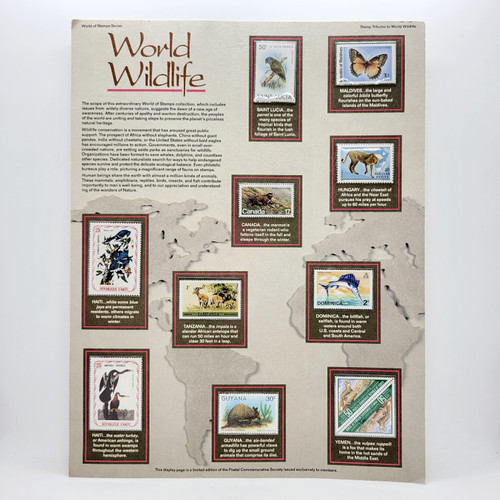 Postal Commemorative Society World of Stamps Series - World Wildlife