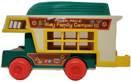 Fisher Price Original Little People 1973 #994 Play Family Camper