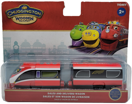 TOMY 2015 CHUGGINGTON Wooden Railway Daley and Delivery Wagon