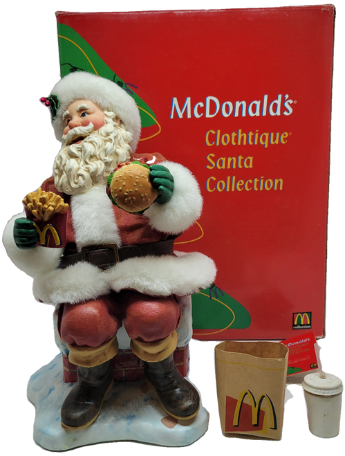 Possible Dreams 1998 McDonald's Clothtique Santa Collection Midnight Break 132001