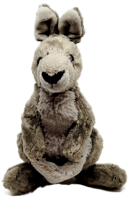 Wild Republic Grey Kangaroo 12" Stuffed Animal