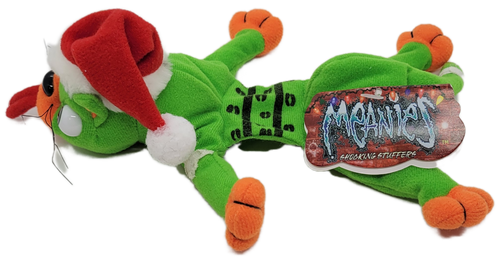 Idea Factory 1998 Meanies Shocking Stuffers Splat In The Hat Bean Bag Plush