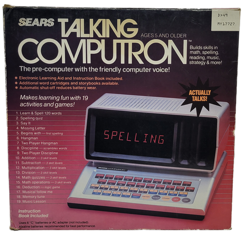 Sears 1986 Talking Computron