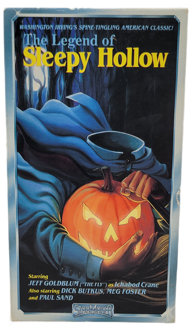A TV adaptation of Washington Irving’s classic ghost story. Humor is the drawing card in this version, with Jeff Goldblum a nerdish Ichabod Crane, Dick Butkus an appropriately nasty Brom Bones, and Meg Foster as spirited Katrina van Tassel.