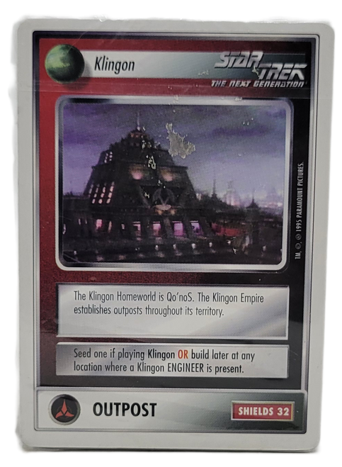 In the Klingon Deck there are 60 cards, each identical to every other 60 card Klingon Deck. The Klingon deck has five missions not in any other product: A Good Place to Die, Avert Danger, Gaulr, Reopen Dig and Reported Activity. The sixth mission included - Sensitive Search - was also included in the Warp Pack.
