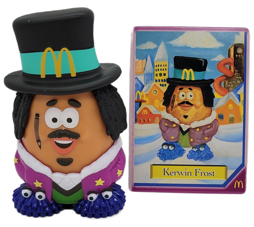 McDonald's 2023 Kerwin Frost presents McNugget Buddies character Kerwin Frost.  Kerwin Frost is a multifaceted artist and DJ with influence in the worlds of fashion and music.