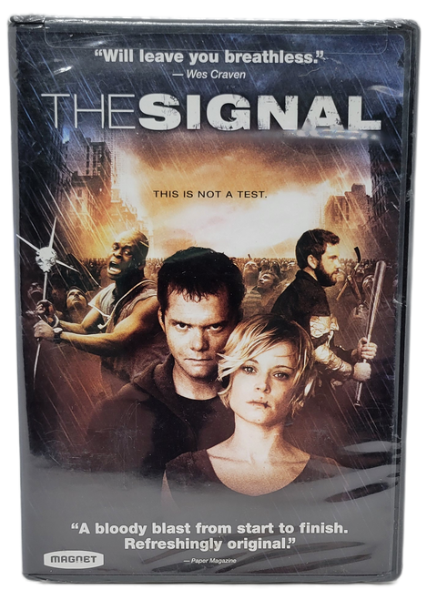 Much like 28 DAYS LATER, THE SIGNAL is a zombie film in disguise asking the question, "What would you do if everyone suddenly turned psychotic?" Conceived by Atlanta filmmakers Jacob Gentry, Dan Bush, and David Bruckner as an exercise in which each would write and direct one of three acts, the result is an experimental and apocalyptic horror tale with a for-fans-by-fans mentality that is cerebral and visceral, both disturbing and thought-provoking.