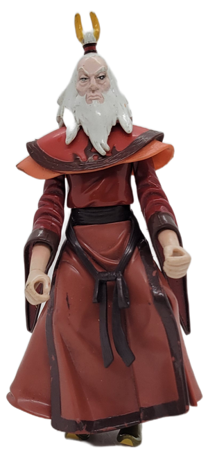 Mattel 2006 Avatar Roku from Avatar The Last Air Bender 6-inch action figure. Roku was the Fire Nation-born Avatar immediately succeeding Avatar Kyoshi and preceding Avatar Aang. Roku's memory served as a guiding force for Aang throughout his quest to end the Hundred Year War.