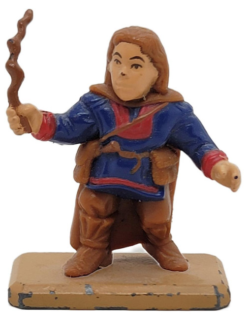 TONKA Willow Ufgood 2" Figure, loose small action figure of Willow Ufgood from the 1988 movie, detailed painted plastic toy on a beige base.