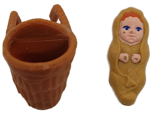 Tonka 1988 baby Elora Danan 1-inch tall figure from the Willow toy line. Elora Danan, formally styled as Her Royal Highness the Sacred Princess Elora Danan, is the tritagonist of Willow.