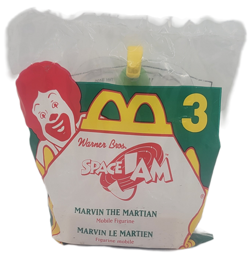 1996 McDonald's Happy Meal Toy #3 of Marvin the Martian from Space Jam.