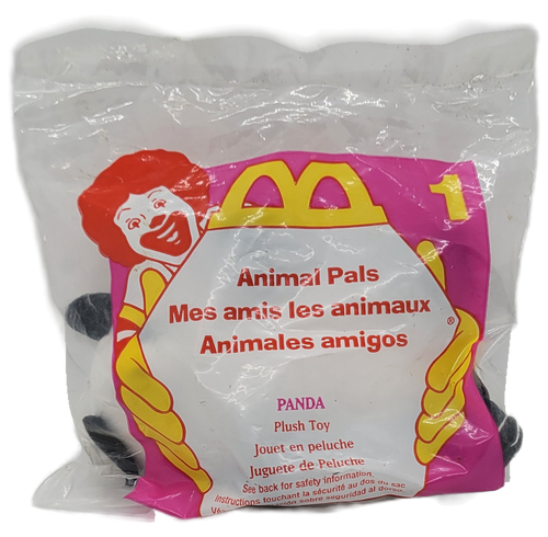 McDonald's Happy Meal Toy of Panda from the 1997 Animal Pals series of toys. The animal Pals series focused on 6 different endangered animals of the world. The series was available August 1 - 24, 1997.