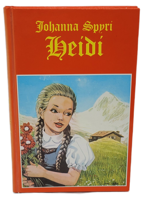 ohanna Spyri Heidi hardcover book from the Legendary Series of books published by Modern Promotions in 1982. The book contains 191 pages and was illustrated by John Cooper.