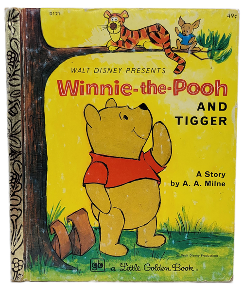 A Little Golden Book of Walt Disney's Winnie the Pooh and Tigger based on a story by A. A. Milne. The 1976 book is the Twelfth Printing.
