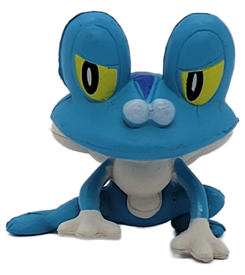 TAKARA TOMY 2015 Pokemon Moncolle EX 09 Froakie figure. Moncolle is a series of high-quality figures that fully reproduce the appearance of Pokemon. From the top of the head to the back, side, and all the way to the soles of the feet, Froakie has been faithfully reproduced in detail.
