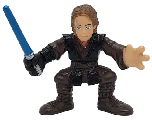 Playskool Star Wars Galactic Heroes 2.75-inch tall action figure of Anakin Skywalker for ages 3 & up. Along with his mother Shmi, Anakin Skywalker was a slave on Tatooine, owned by junk dealer Watto. Anakin led the Empire’s eradication of the Jedi Order as Darth Vader, Sith Lord.