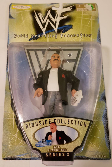Jakks Pacific WWF Ringside Collection Series 2 Sgt. Slaughter Action Figure