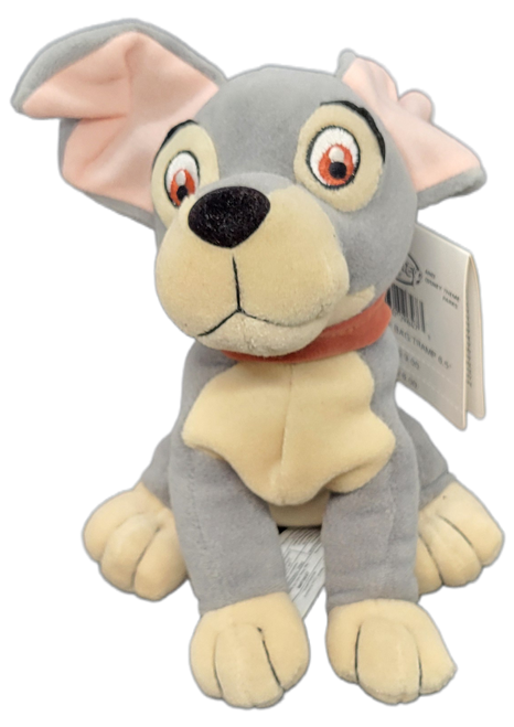 Disney Store Exclusive Lady & the Tramp Mini Bean Bag Tramp 6.5"