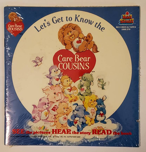 Let's Get to Know the Care Bear Cousins (Talking Story Book) 1985