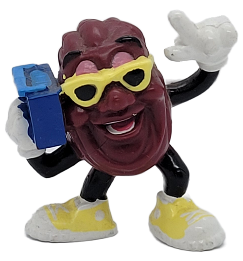 Discover a blast from the past with The California Raisins - Captain Toonz with blue radio Raisin PVC Toy Figure, a charming collectible that brings the nostalgia of the 1980s right to your fingertips. This iconic toy was part of the beloved advertising campaign that captured the hearts of fans all over the world, and now it can be a treasured addition to your collection.