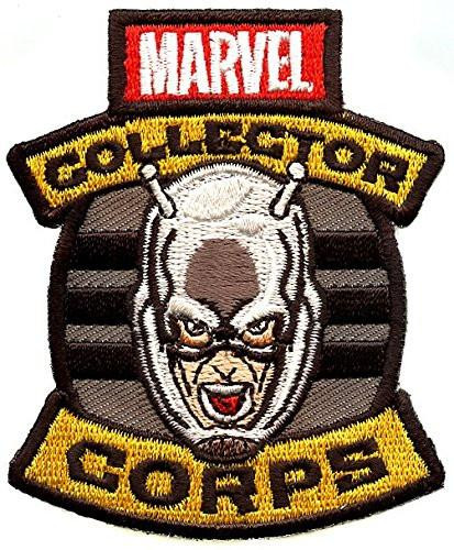 Funko Marvel Collector Corps Ant-man Patch, embroidered patch featuring a detailed Ant-man face with the Marvel logo at the top and Collector Corps badge at the bottom.