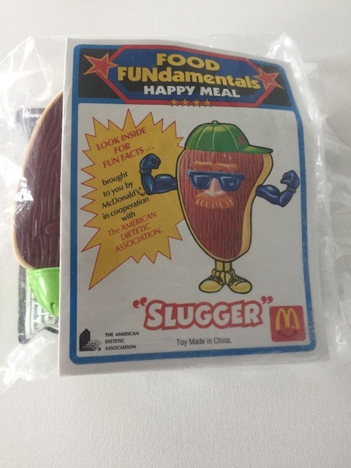 McDonald's Happy Meals - Food FUNdamentals Slugger Toy Figure