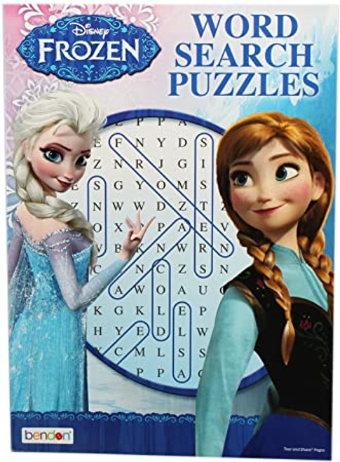 Disney Frozen Anna and Elsa Frozen Sisters Word Search Puzzle Book