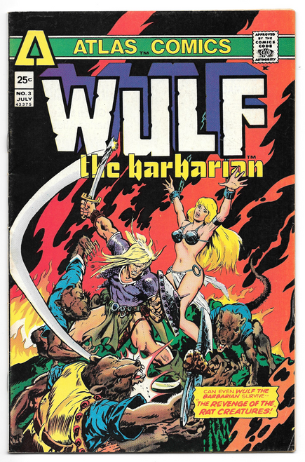 Wulf the Barbarian #3 Comic Book