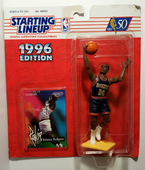 Starting Lineup NBA Denver Nuggets Antonio McDyess Toy Figure, 1996 Edition