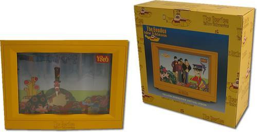 Rabbit Tanaka The Beatles Yellow Submarine Virtual Vision (Screen), a vintage toy screen display featuring a scene from the Yellow Submarine animated film by The Beatles.