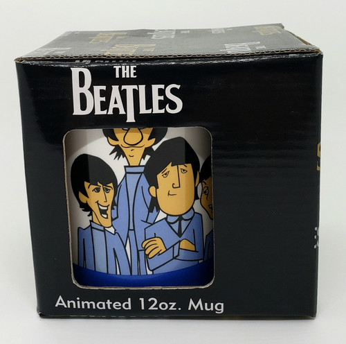 2005 Purple Metal Lunch Box - The Beatles Animated Dome Style