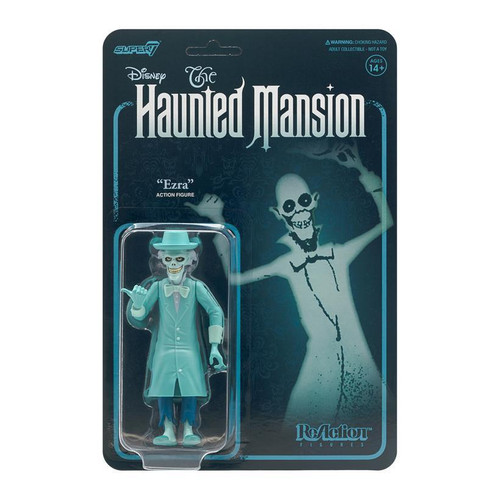 Super7 Disney ReAction Figures - Haunted Mansion Wave 1 - Ezra, collectible action figure inside clear packaging