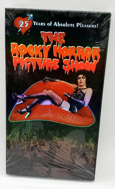 20th Century Fox Rocky Horror Picture Show VHS, classic horror comedy film on VHS tape with colorful horror-themed cover art.