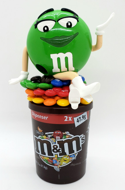 Green M&M's Dispenser - European