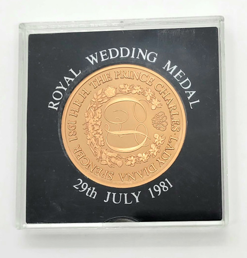 Royal Wedding Medal July 29th 1981 Prince Charles & Lady Diana Spencer